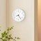 Non-Ticking Silent Wall Clock, 11.5 Inch White Quartz Wall Clock with Large Clear Numbers for Home Decor